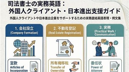 外国企業向けの日本における会社設立および登記に関する法務用語の概要